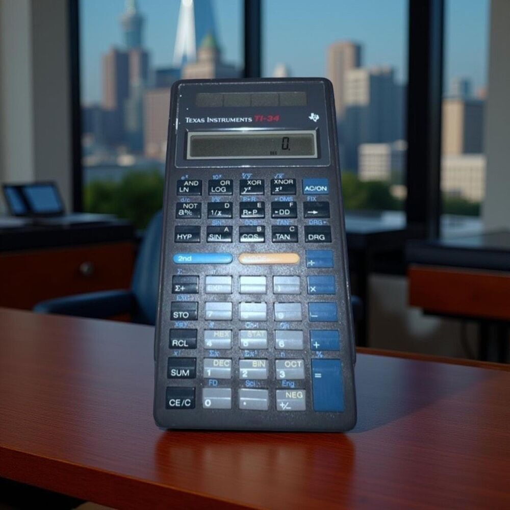 Texas Instruments® TI-34 MultiView Scientific Calculator & Case B13